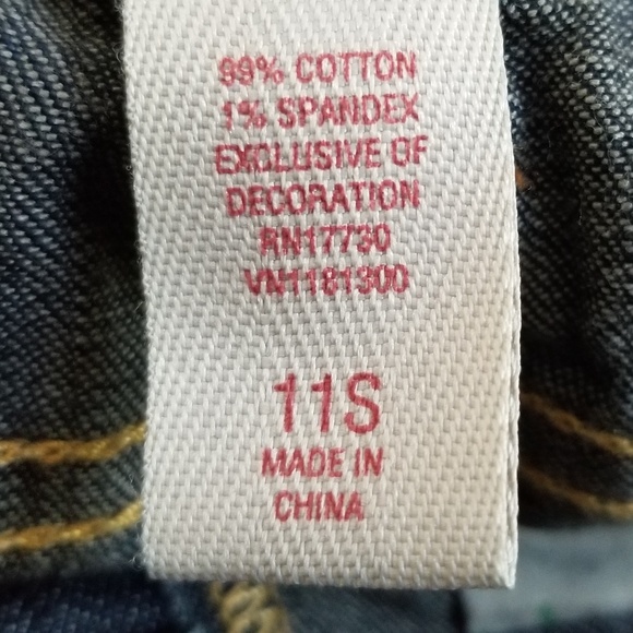 Mossimo Supply Co. Women's Lowest Waist Straight Bootcut Jeans Size 11 Short NEW - Picture 7 of 12